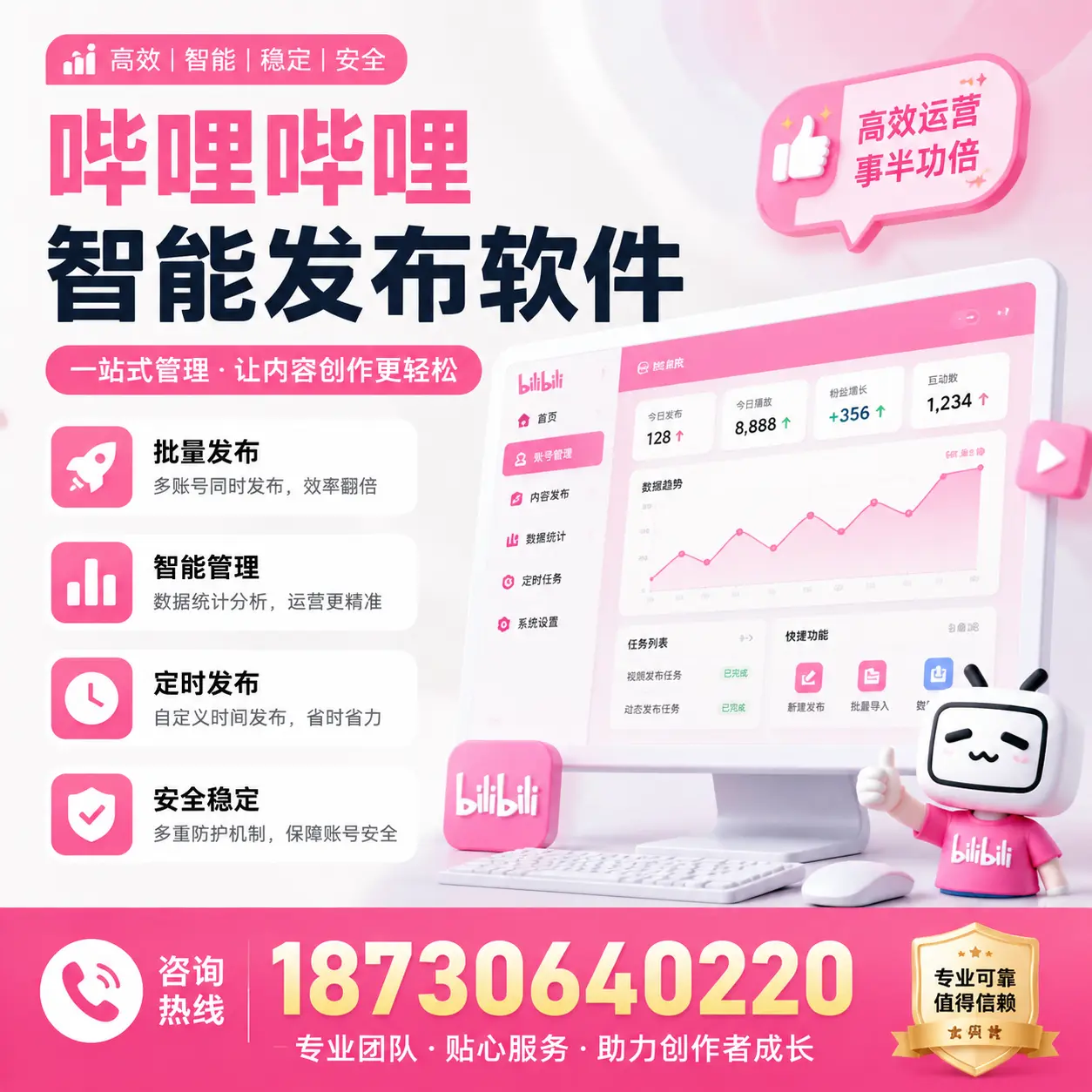如何评估哔哩哔哩智能发布软件的ROI？拉萨 企业必读