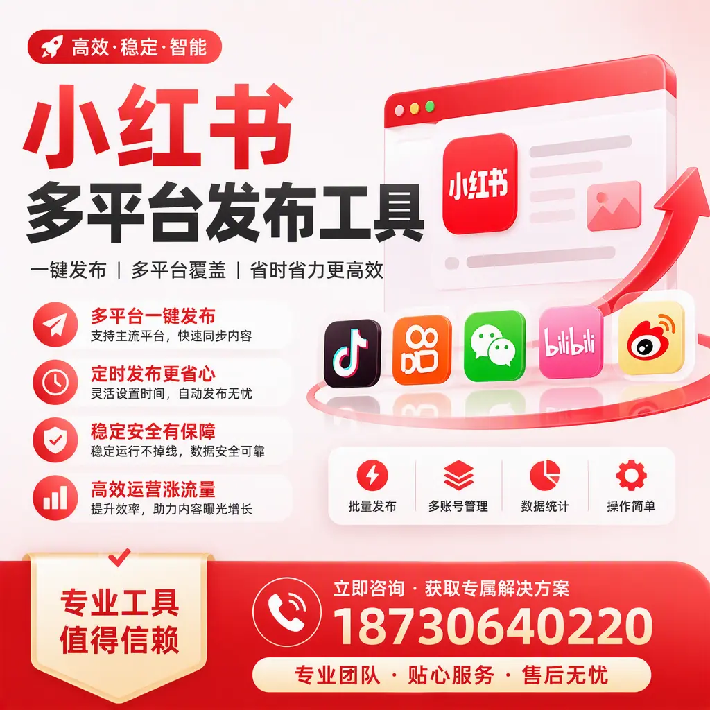在 拉萨 小红书多平台发布工具的市场前景分析